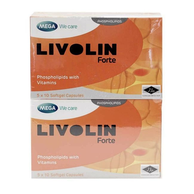 4 X Livolin Forte 50'S Liver Cleanse Detox Vitamin Supplement - Free  Shipping