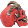 Nemesis Now Tenacious Demon Skull Figurine 13.3 Centimeter,Red