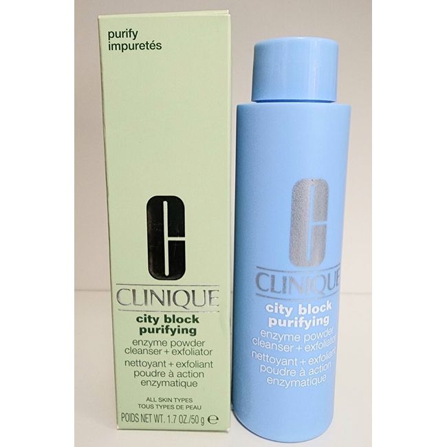 CLINIQUE CITY BLOCK PURIFYING ENZYME POWDER CLEANSER & EXFOLIATOR 1.7 oz/50 ml