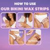 No Mo-Stache and No Mo-Bush Bikini Bundle - 2 Piece Value Set- As Seen On Shark Tank - Easy To Use Wax Strips for Face And Body - Wax Strips for Body Waxing and Bikini Waxing - Waxing Strips for Hair Removal