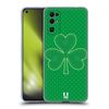 Head Case Designs Applique Shamrock Patterns Soft Gel Case Compatible With Honor 30 5G