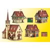 Vollmer Miniature House N Half-timbered Village - New: Medieval, for Model Makers & Railway Lovers (15+), Plastic, Unisex, Adults