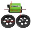 Roller-Type Meter Counter, 6 Digits Meters Rolling Mechanical Length Counter JM316