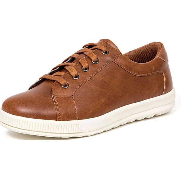 Deer Stags Boys' Kane Dress Fashion Sneaker in Dark Tan / 1.5 Little Kid