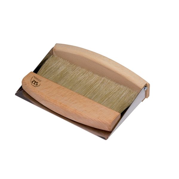 Redecker Oiled Beechwood Table Sweeping Set, 6-1/4 x 4-1/4-Inches