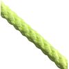 3mm Fluorescent Yellow Polypropylene Braided Poly Rope Cord x 200 Metre Strong String