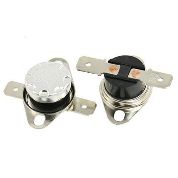 sourcingmap 2 x KSD301 Temperature Control Switch Thermostat 80 Celsius N.C.