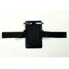 DESIGN 4 PILOTS® Compact Pilot's Kneeboard — Black Eco-Leather w/ Elastic Strap