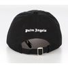 PALM ANGELS Burning Head Smiley Baseball Cap Baseball Cap, black