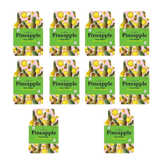 Dearderm Pineapple Face Mask (10pcs)