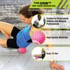 Pro-Tec Athletics The Orb Deep Tissue High Density Massage Ball, 12cm Diameter, Pink