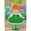 Knitting Pattern - Emerald The Irish Dancing Girl from Knitting by Post