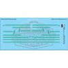 Teal Semi Stripe Graphic 1:64 Scale