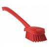 Vikan, Red Brush,Washing,Stiff,15.75",PP/PBT, 4186