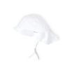 Sterntaler Unisex Flapper with Ties and Neck Protection (Flapper 1511620) - White (White 500), size: 53