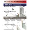 Wave Pattern Glass Block 3 Inch Thick Series 8 X 8 Basement Bathroom 10 Pack