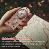 Flintronic Navigation Compass, Hiking Compass with Luminous Function, Waterproof Pocket Compass for Expedition Map Reading, Orienteering, Navigation, and Survival