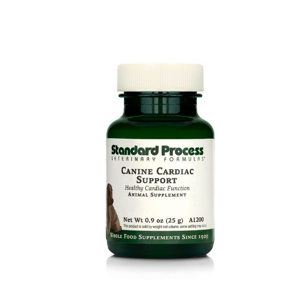 Standard Process Inc. Canine Cardiac Support - Dog Heart Health Supplement - Nutritional Formula to Support Cardiac Function - Pet Health Supplement with Selenium - 25 g