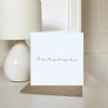 'Fairy Lights String' Blank Greeting Card (GC00002254)