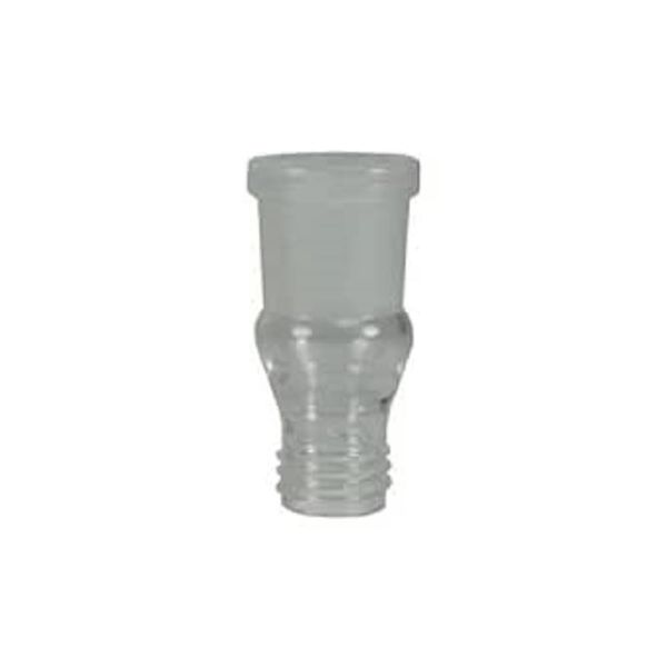 neoLab Borosilicate glass thread adapter, GL 18, sleeve NS 29, transparent