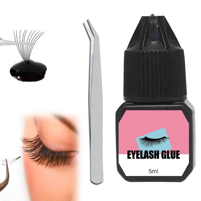 Wimpernkleber, Clusterwimpern Kleber, Wimpernverlängerung Kleber, Eyelash Extension Glue, Wimpernverlängerungskleber, Wimperncluster Kleber, Cluster Lashes Kleber, Schwarzer Wimpernkleber, Lash Glue