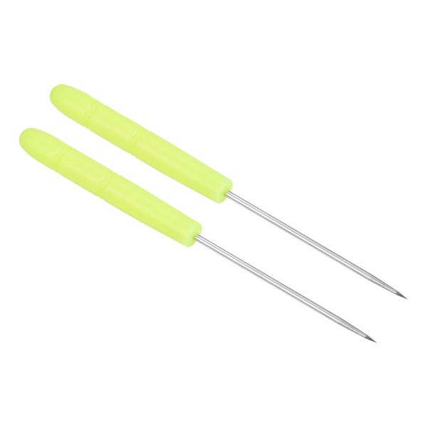 PATIKIL Badminton Racket String Kiri 2pcs Tennis Racquet String Straight Guide Tool Yellow