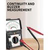 Analog Multimeter AS-7199A, Pointer Multimeter, AC DC Volt 2500V, DC Current 10A, Rx 100K, Batt Tester, Diode/LED Testing, Remote Control Detection, 11 Function, 24 Range