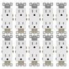 Outlet Decora Duplex Receptacle 15 Amp 125 Volt Tamper Resistant White 10 pack
