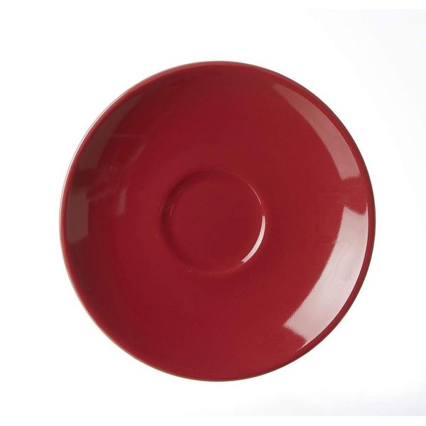Flirt by R&B Doppio Espresso Saucers 12 cm Set of 6 Red