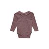 s.Oliver Bodysuit with Peter Pan Collar, lavender