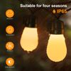 Outdoor 48 ft. LED String Lights with Remote Control & Timer