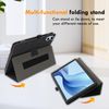 Suttkue for TECLAST T60 Plus Case,High Qualit Hard Shell, Lightweight,Quality PU, Scratch Resistant, Black for Tablet Case