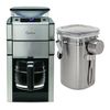 Capresso 487.05 CoffeeTEAM PRO Plus Coffee Maker with Coffee Canister Bundle