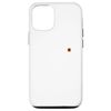 Bitcoin Logo Orange Black Small Subtle Simple Little Case for iPhone 12/12 Pro