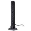 Masterplug 10 Gang, 1m Surge Protected Tower Extension Lead with 2 x USB Charging Points