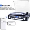 DIGITNOW Bluetooth Record Player with Stereo Speakers, Turntable for Vinyl to MP