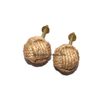 Jute Rope Door Knobs/Rope Knot Drawer Pulls and Knobs/Pull and Push Handle Knobs for Cabinets, Wardrobes & Cupboards/Nautical Hardware Decor, 35 mm (2)