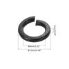 uxcell Split Lock Washer, M8 304 Stainless Steel Spring Lock Washer 25pcs, Black