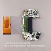 Replacement LCD Screen, High Brightness IPS LCD Screen Backlight LCD Screen Plate Kit for Game Boy Advance