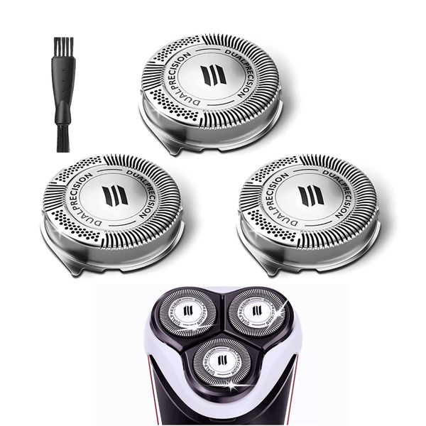 HQ8 Replacement Heads for Philips Norelco Shavers,HQ8 Heads Compatible with Norelco Shavers HQ8850 AT815 AT810, Men Electric Shaving Heads Blades Back-Up Rotary Heads Accessories Heads New Upgraded