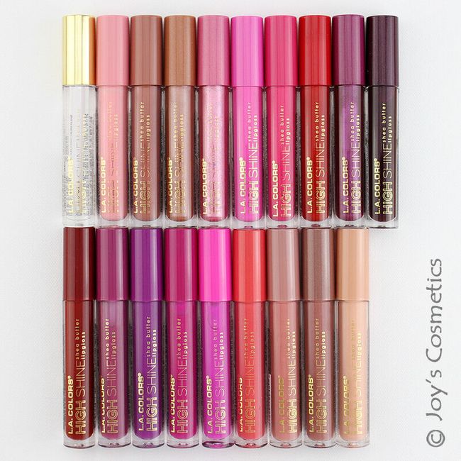 6 LA COLORS High Shine Lipgloss Shea Butter - CLG "Pick Your 6 Color" *Joy's*