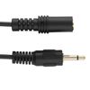kenable 3.5mm Mono Jack Plug to 3.5mm Socket Extension Cable GOLD 5m [5 metres]