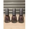 3-pack China Glaze Nail Lacquer Full Spectrum Glittery Lavender