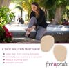 Foot Petals Women's Rounded 1 Pair, Khaki, One Size