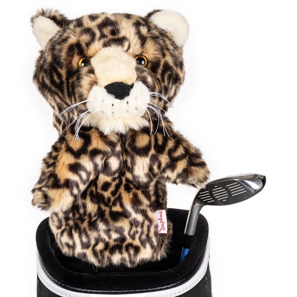 Daphne’s Leopard Driver Headcover | Premium Driver Headcovers | Funny Golf Club Covers | Stylish Protection for Your Clubs | Men's Golf Gear | Driver Headcover for Men and Women