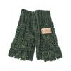 Aran Traditions Cable Knit Fingerless Gloves (Dark Green)