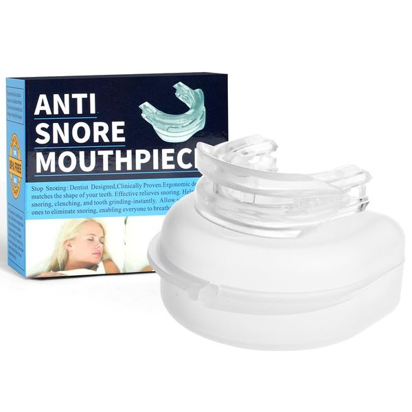 ACWOO Anti Snoring Devices, Adjustable Snoring Solution Stop Snoring Devices, Prevent Bruxism & Snore Mouthpiece, Effective and Comfortable Stop Snoring Aids, Anti Snoring for Men and Women