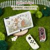 GeekShare Protective Case for Switch, Bunny Theme Slim Cover Case Anti-Scratch Hard PC Protective Shell, Garden Season