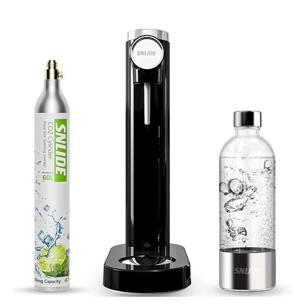 SNLIDE Soda/Sparkling Water Maker, Sada Machine W/1L Pet Bottle, CO2 Cylinder