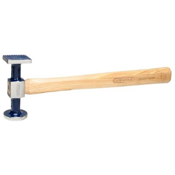 KS Tools Coarse Flat Round/Square Bumping Hammer